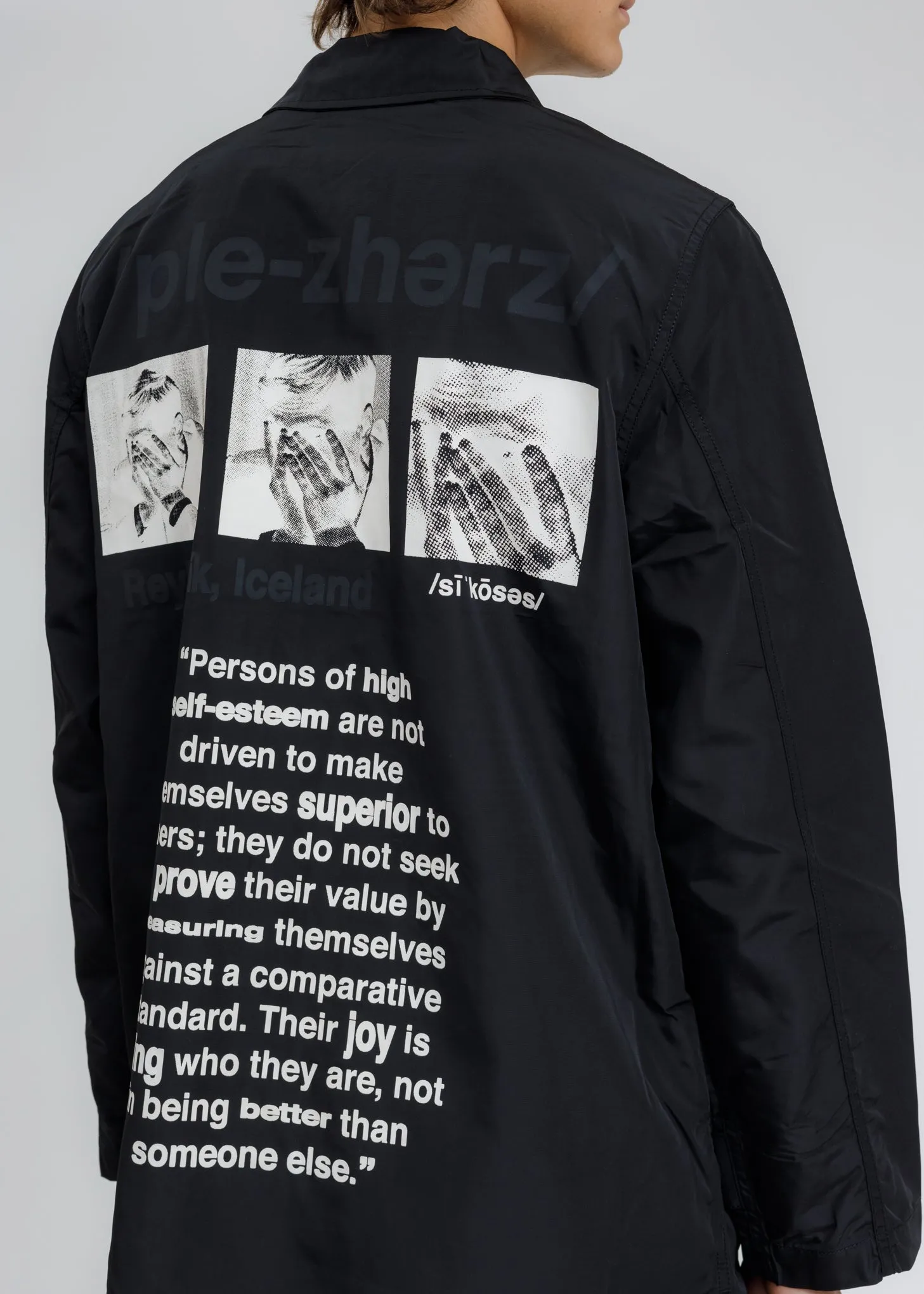 Black Delusion Trench Coat