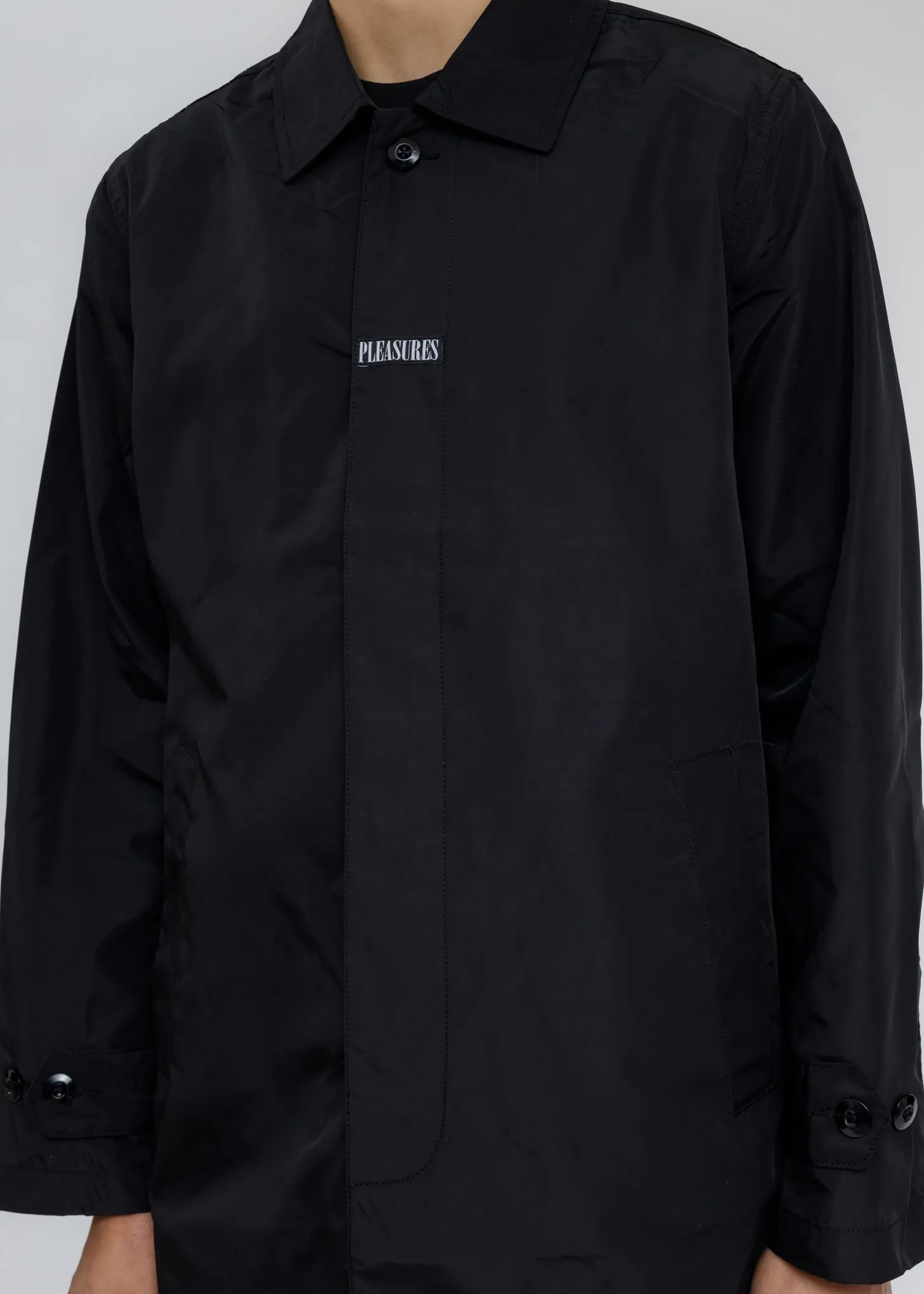 Black Delusion Trench Coat