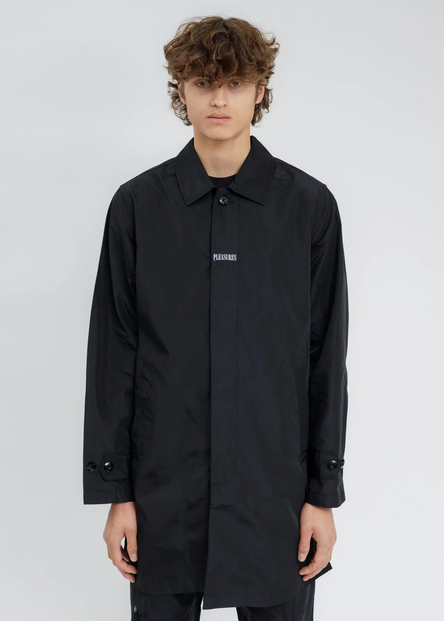 Black Delusion Trench Coat