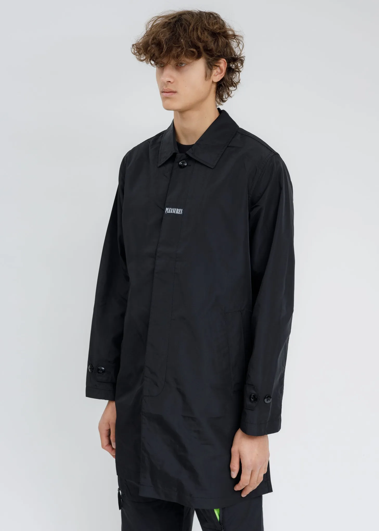 Black Delusion Trench Coat