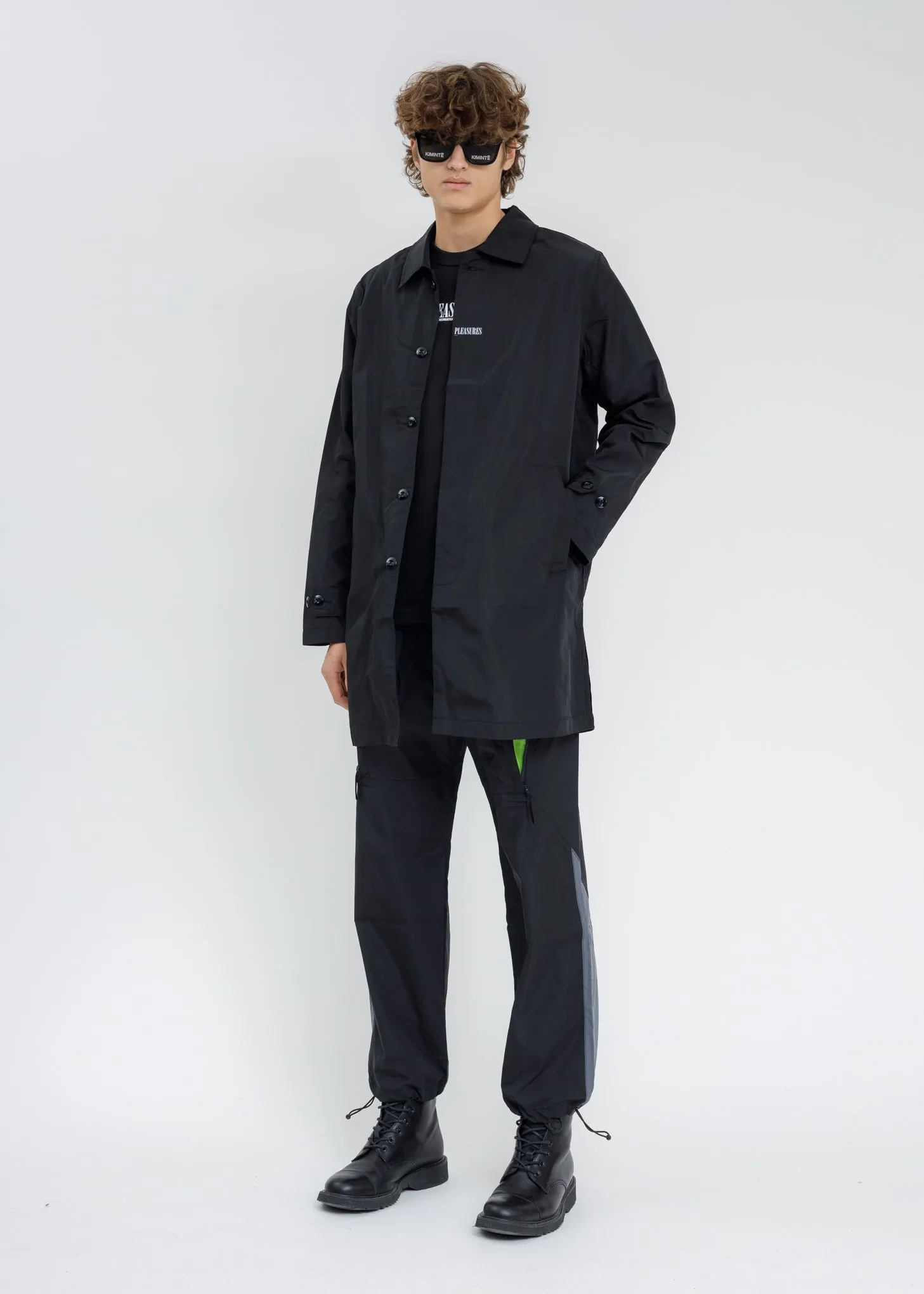 Black Delusion Trench Coat