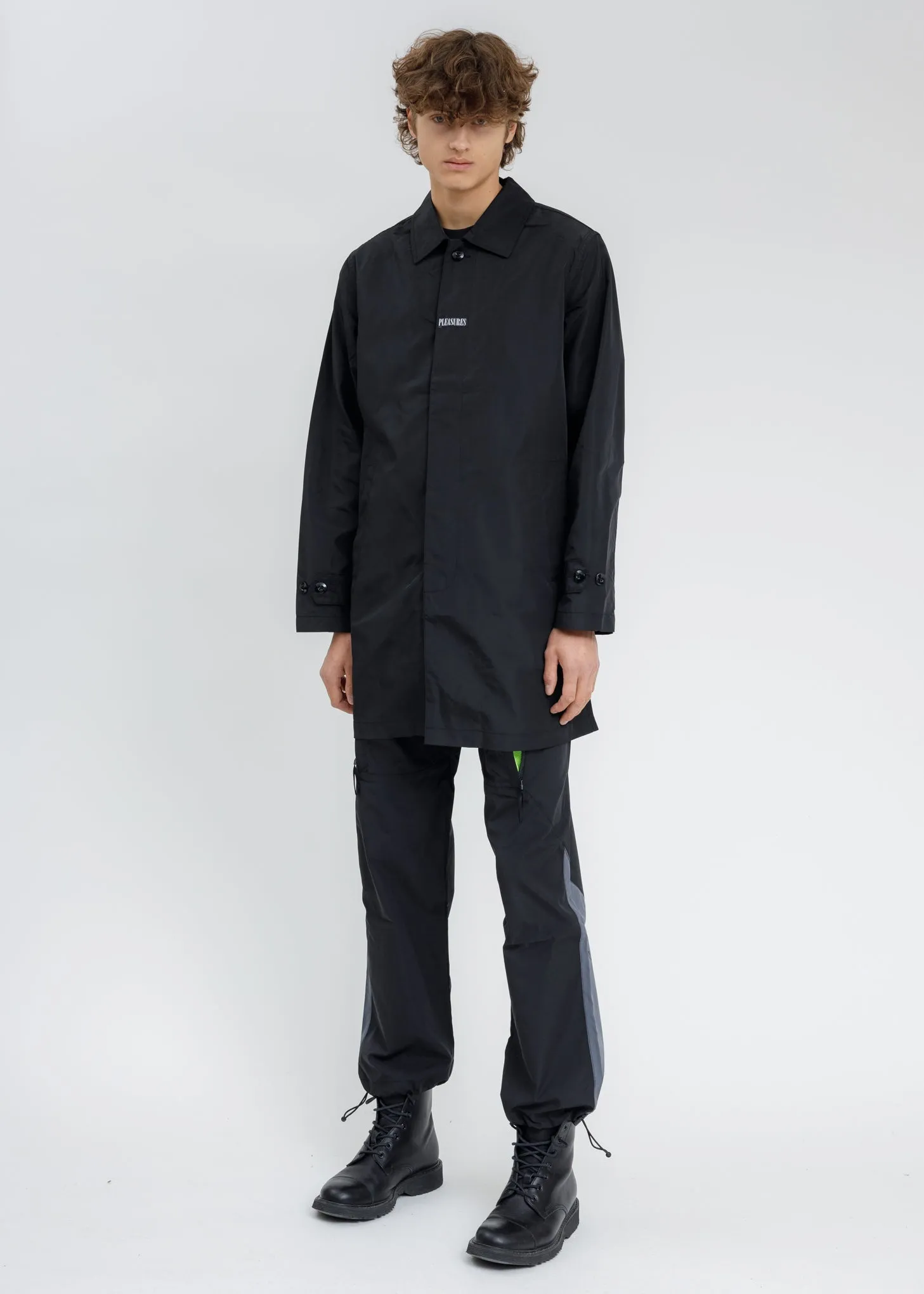 Black Delusion Trench Coat