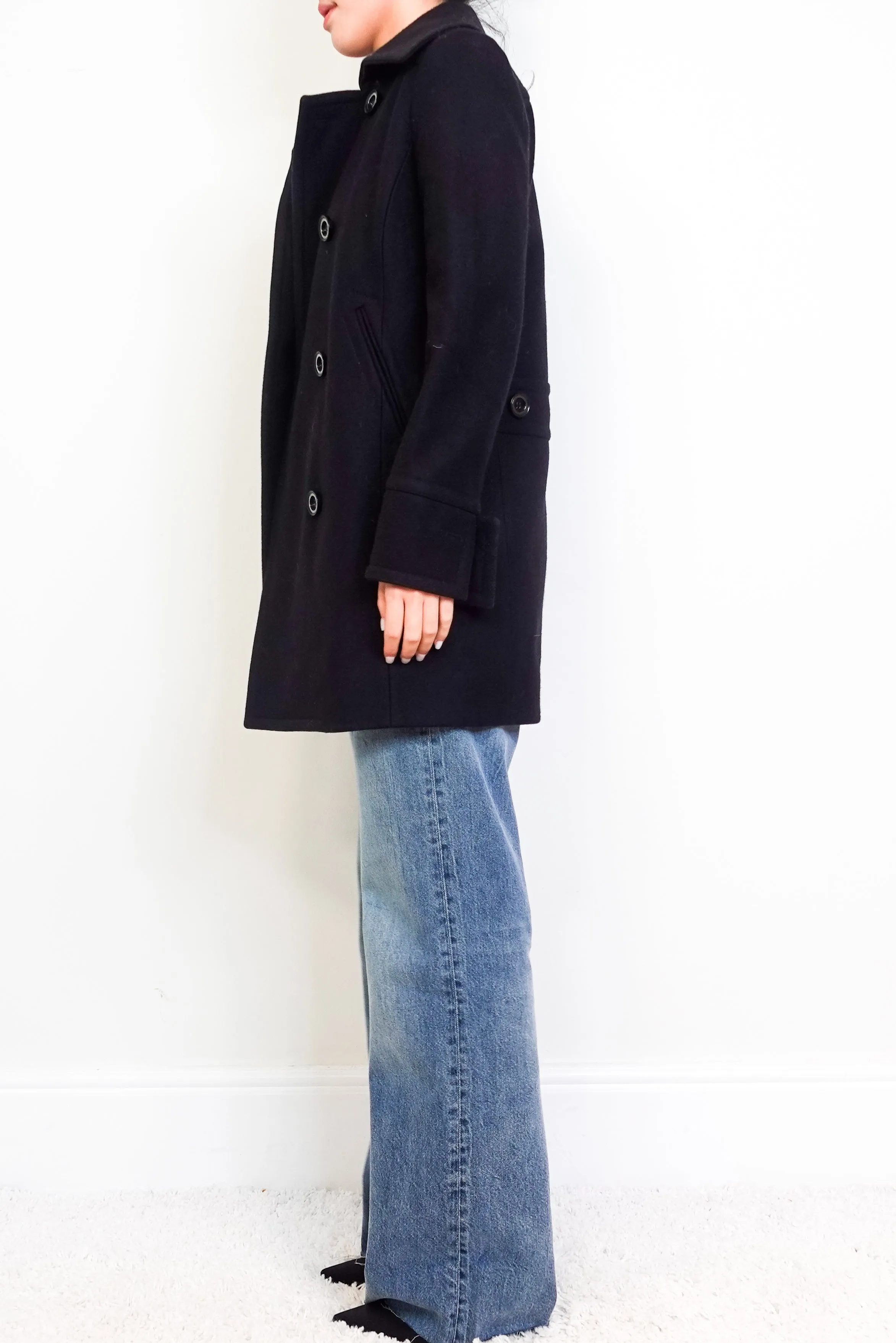 Black Wool coat RRP £300