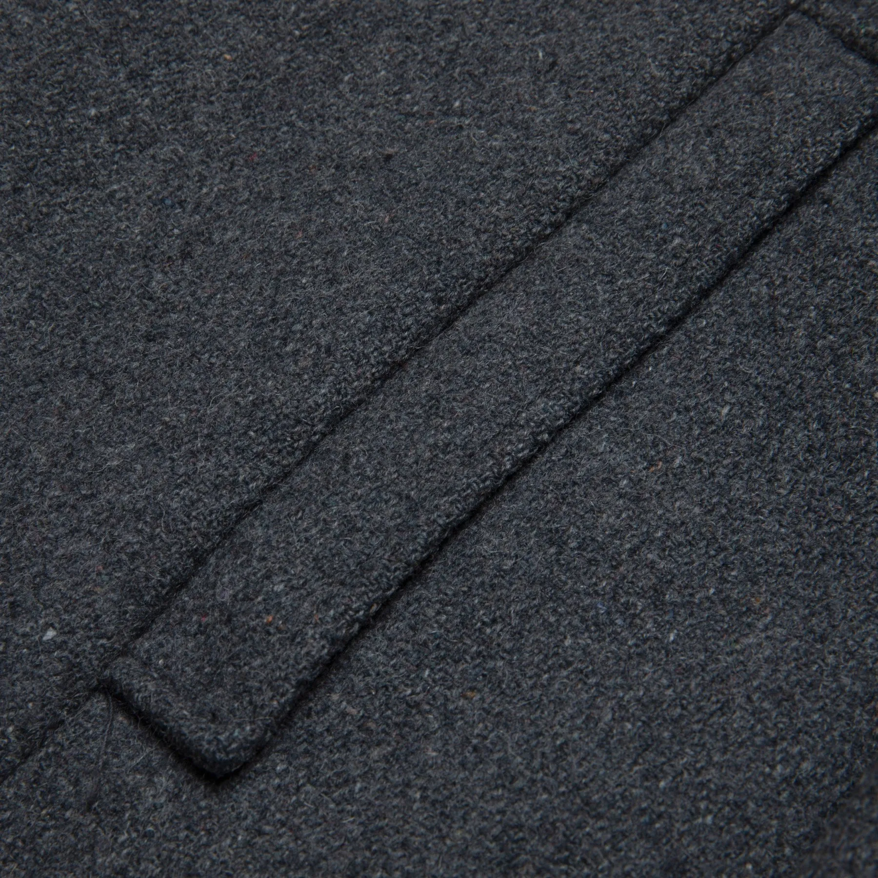 Boiled Wool A-Line Dress Coat