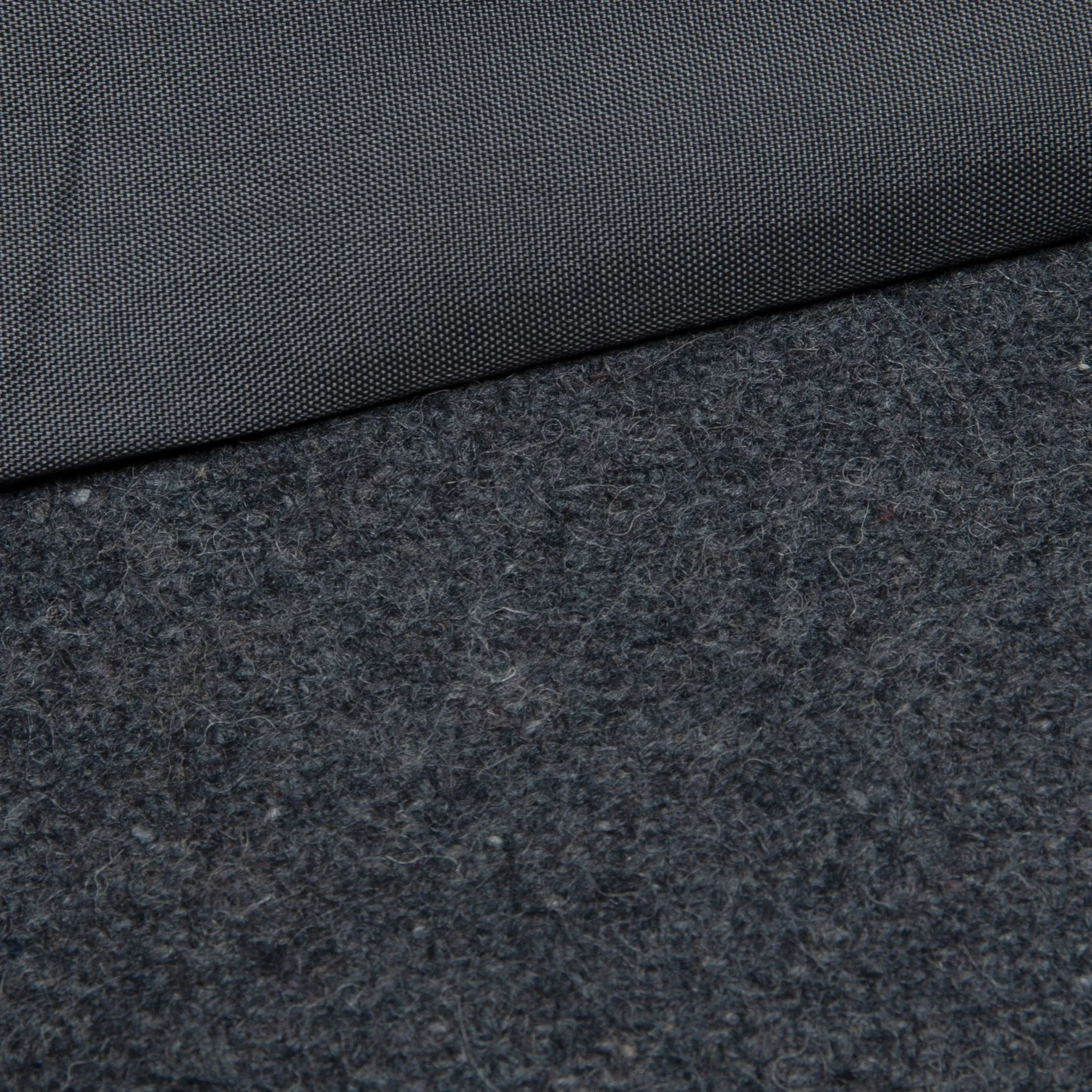 Boiled Wool A-Line Dress Coat
