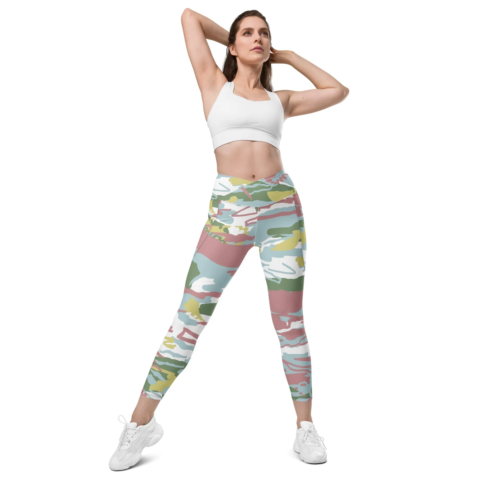 Camo leggings with pockets