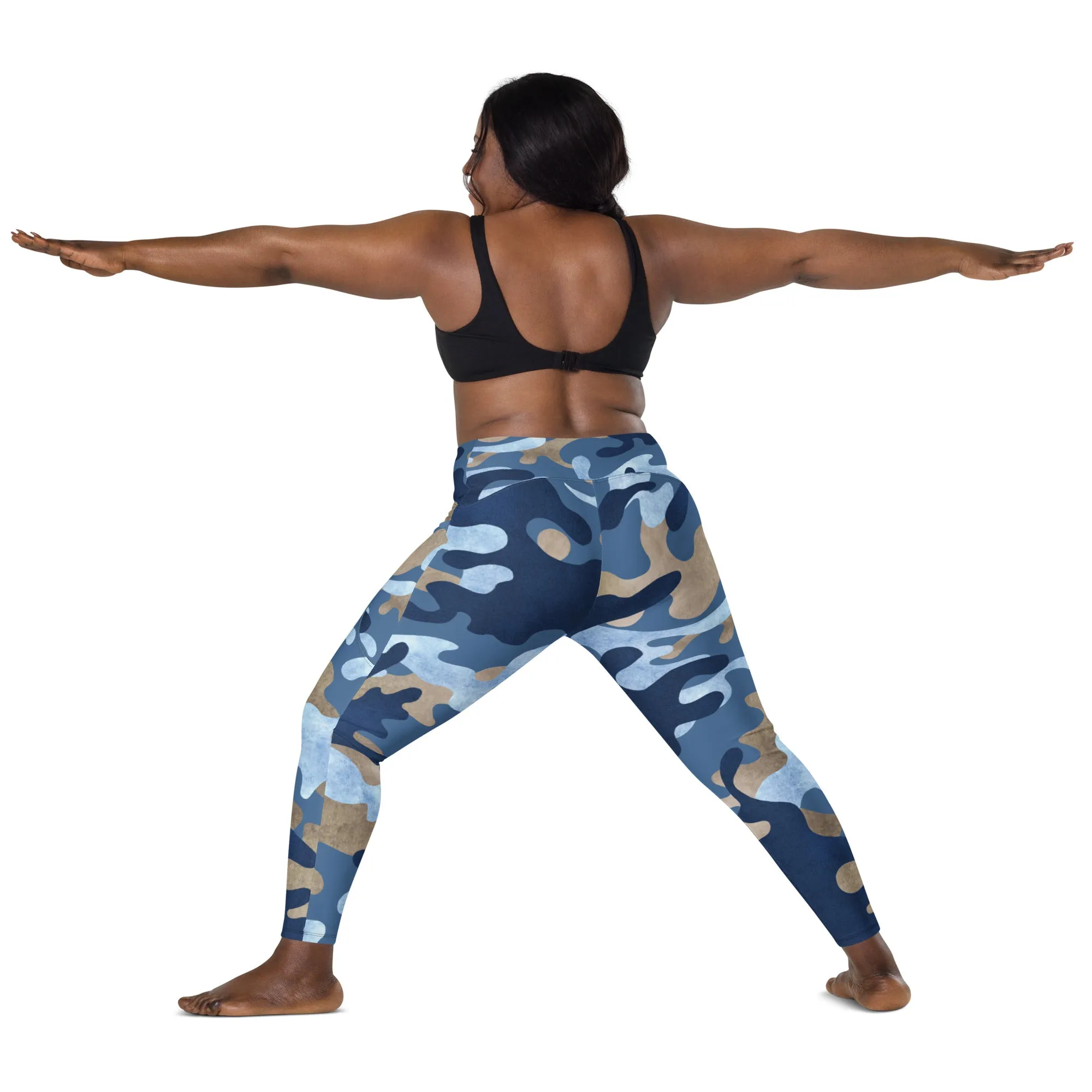 Camo leggings with pockets