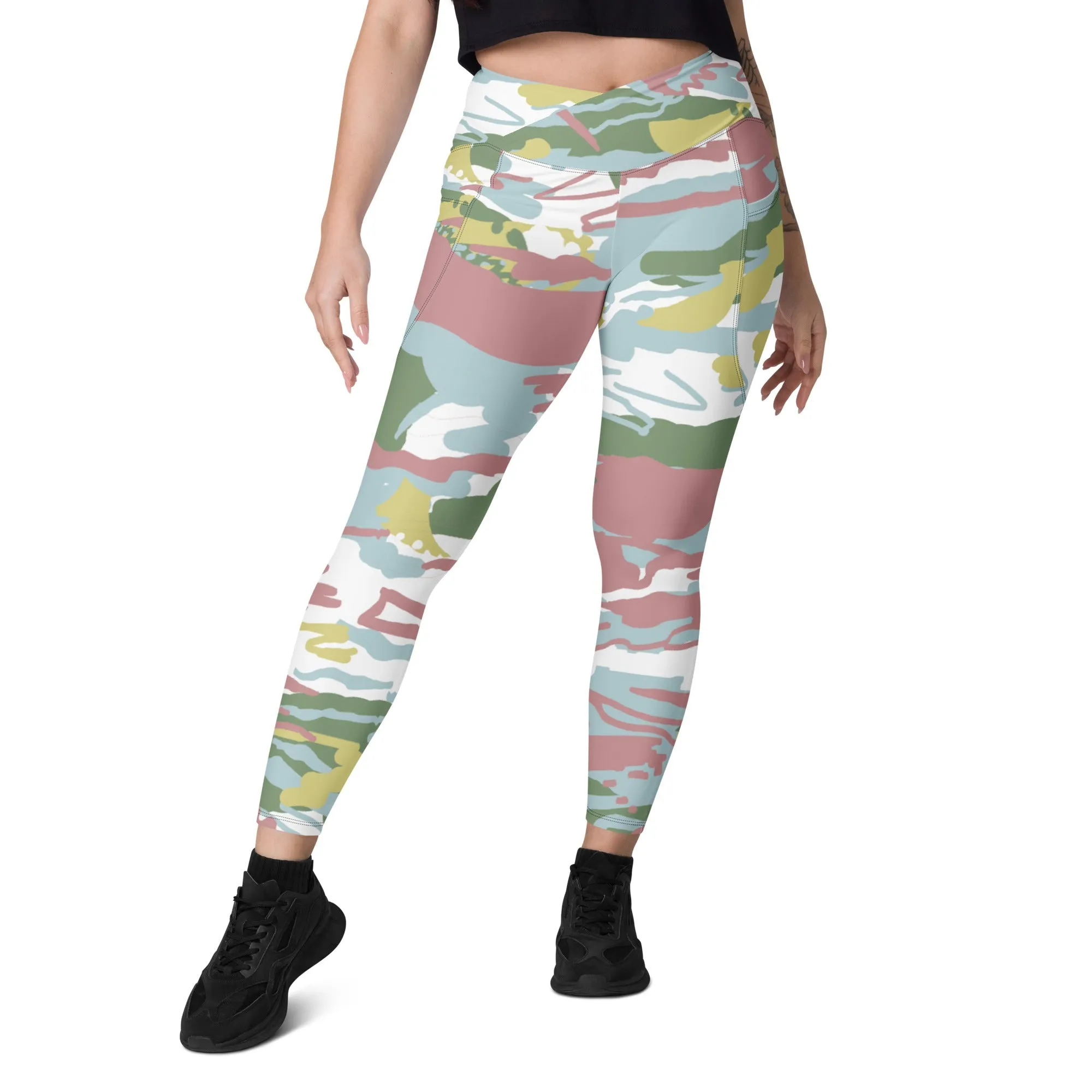 Camo leggings with pockets