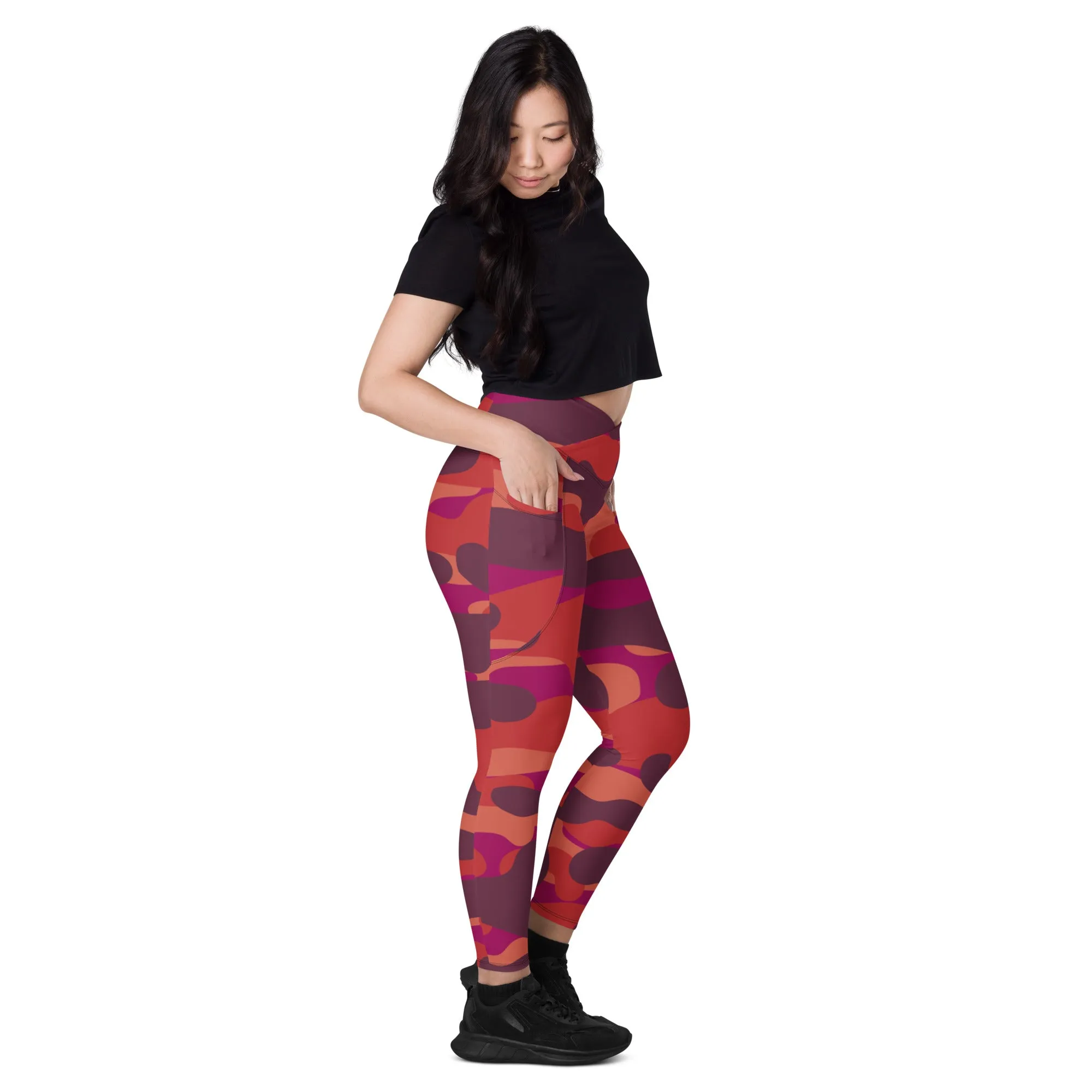 Camo leggings with pockets