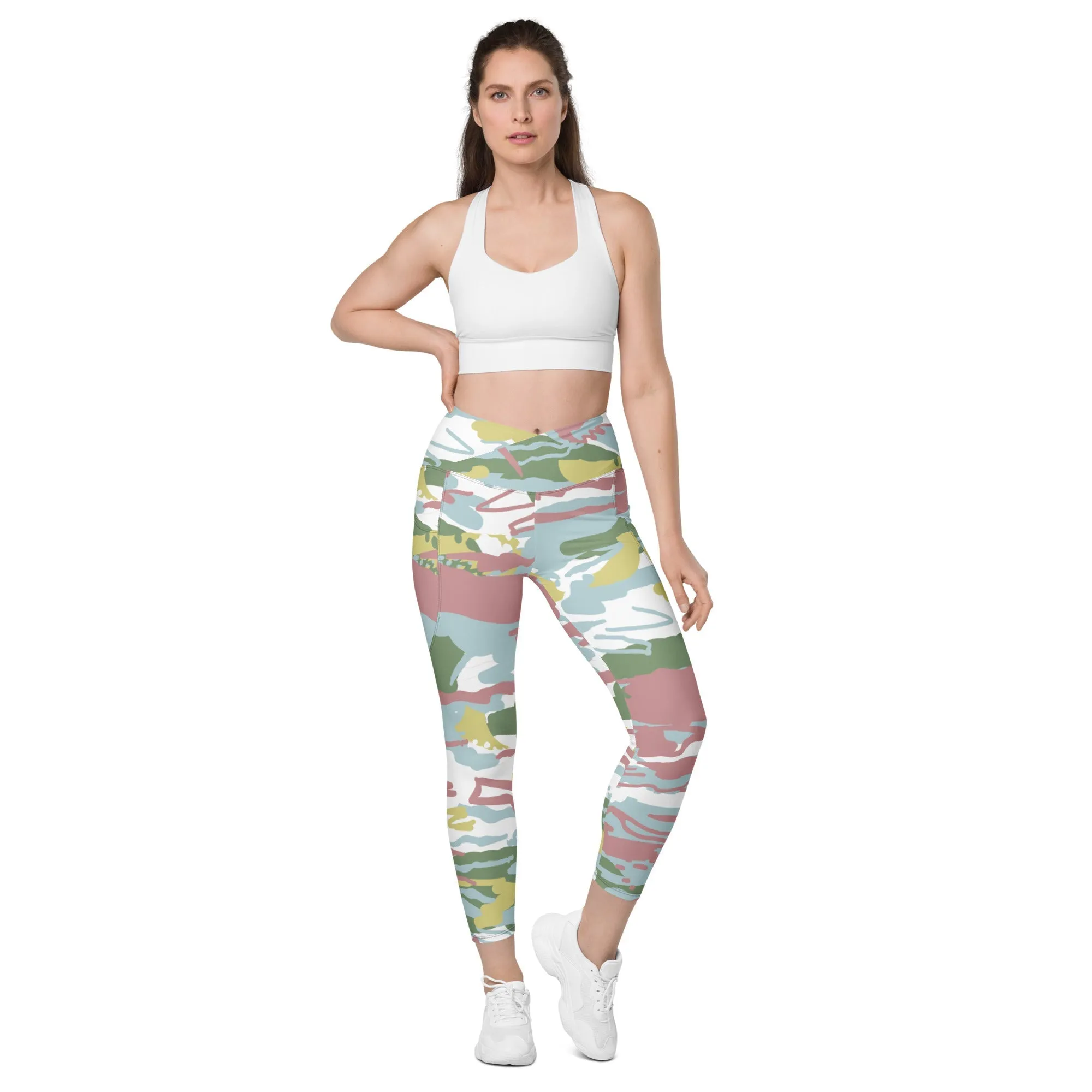 Camo leggings with pockets