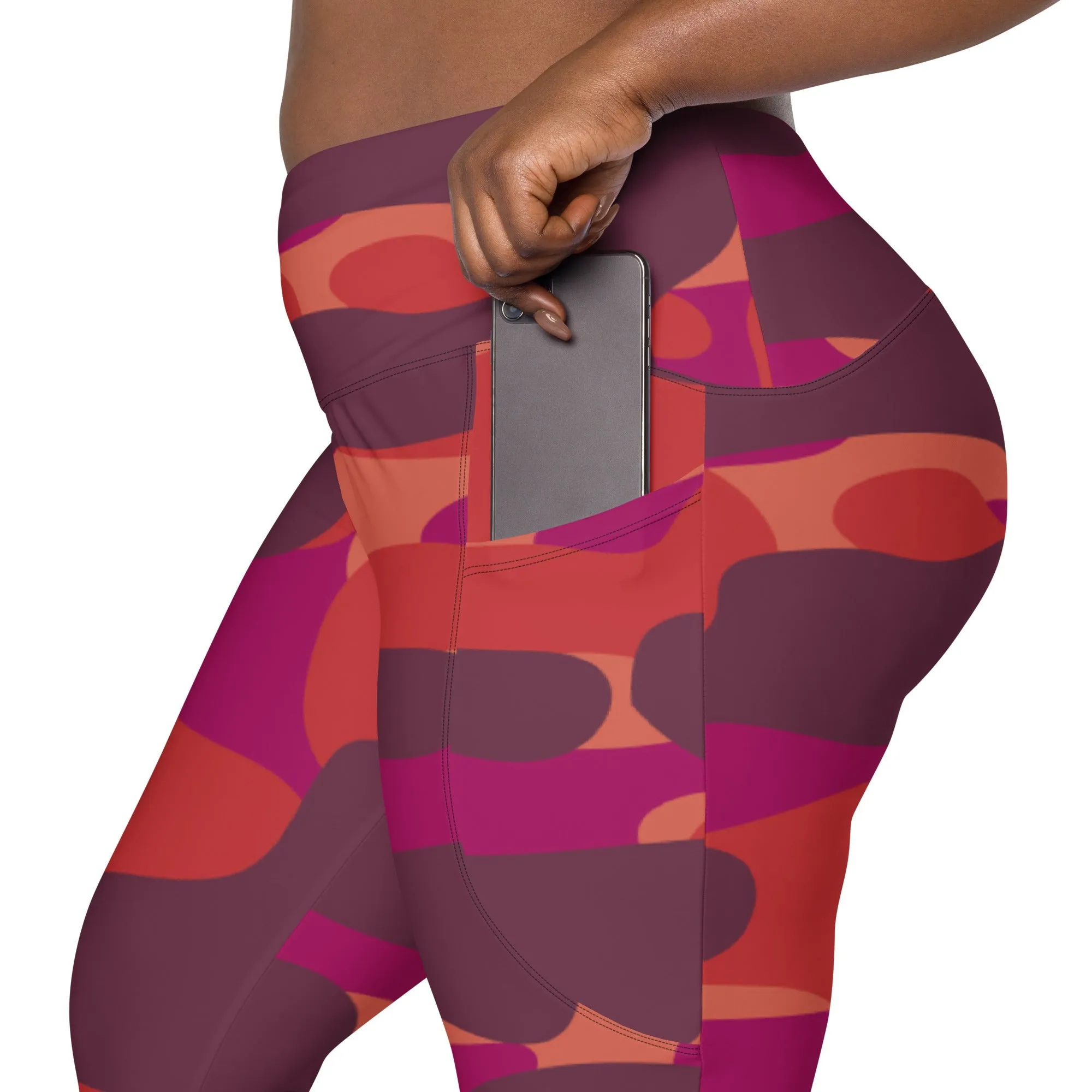 Camo leggings with pockets