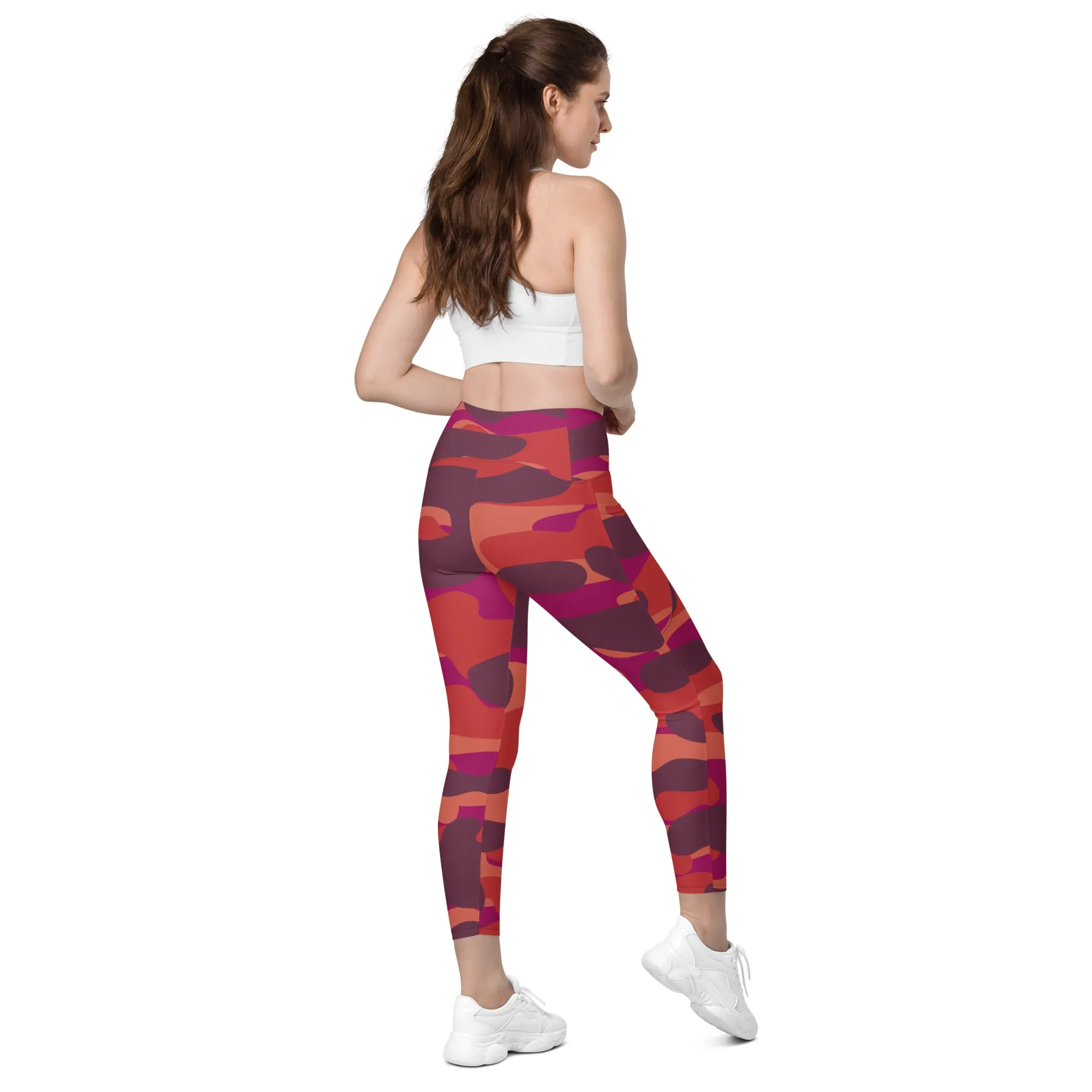 Camo leggings with pockets