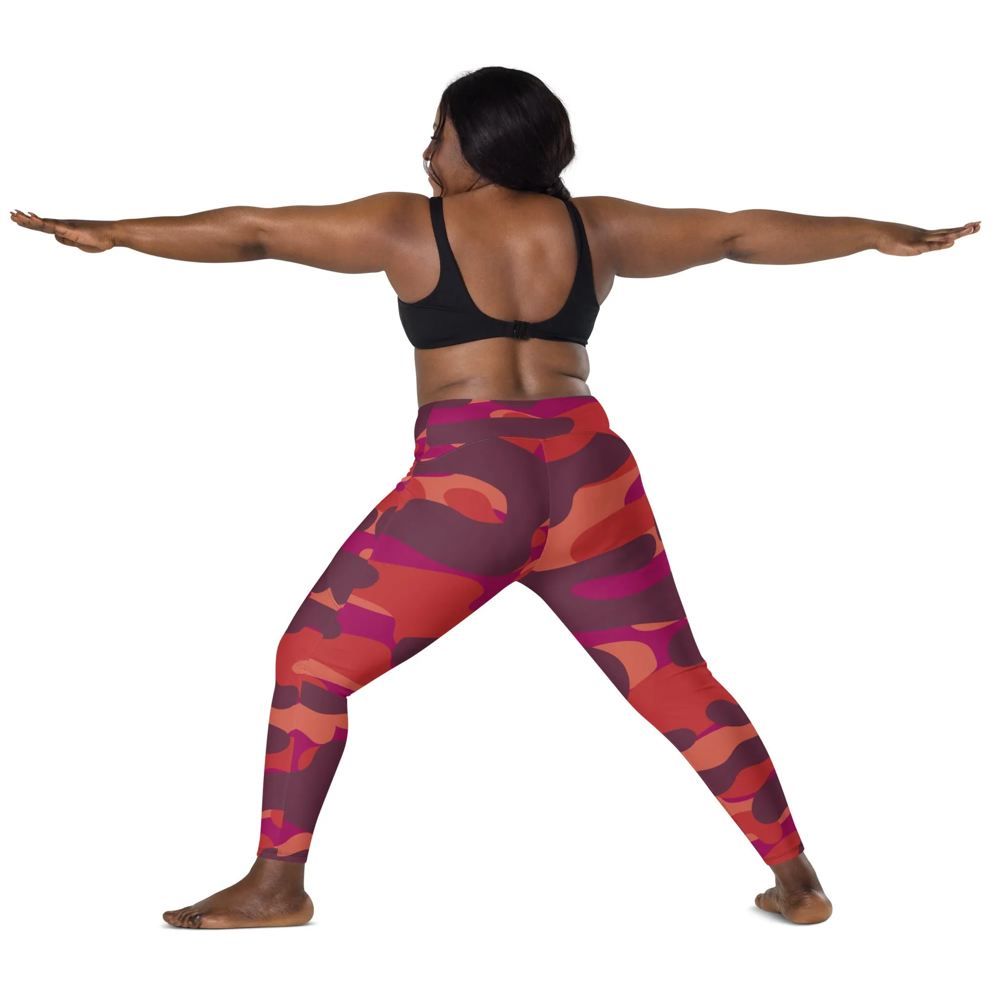 Camo leggings with pockets