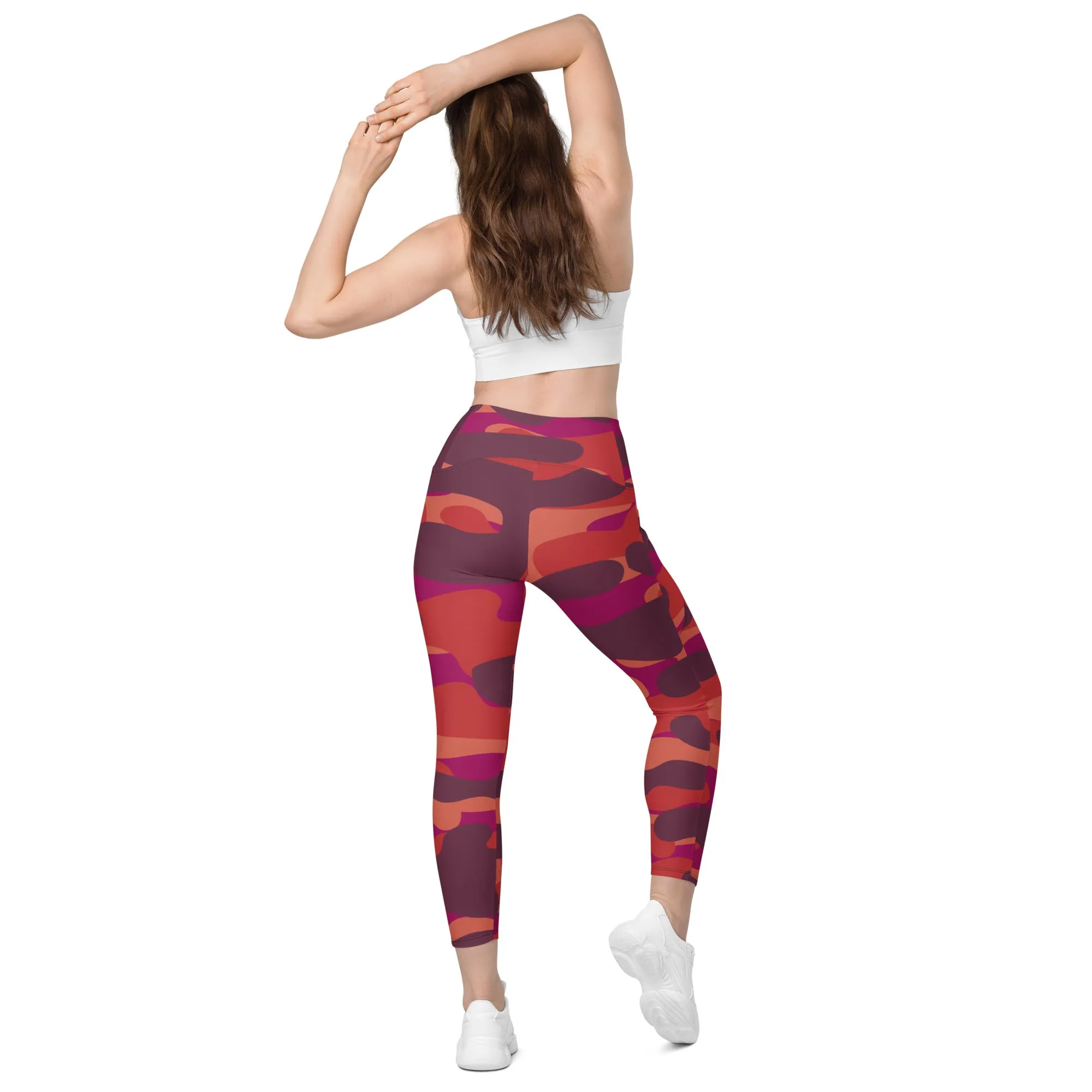 Camo leggings with pockets