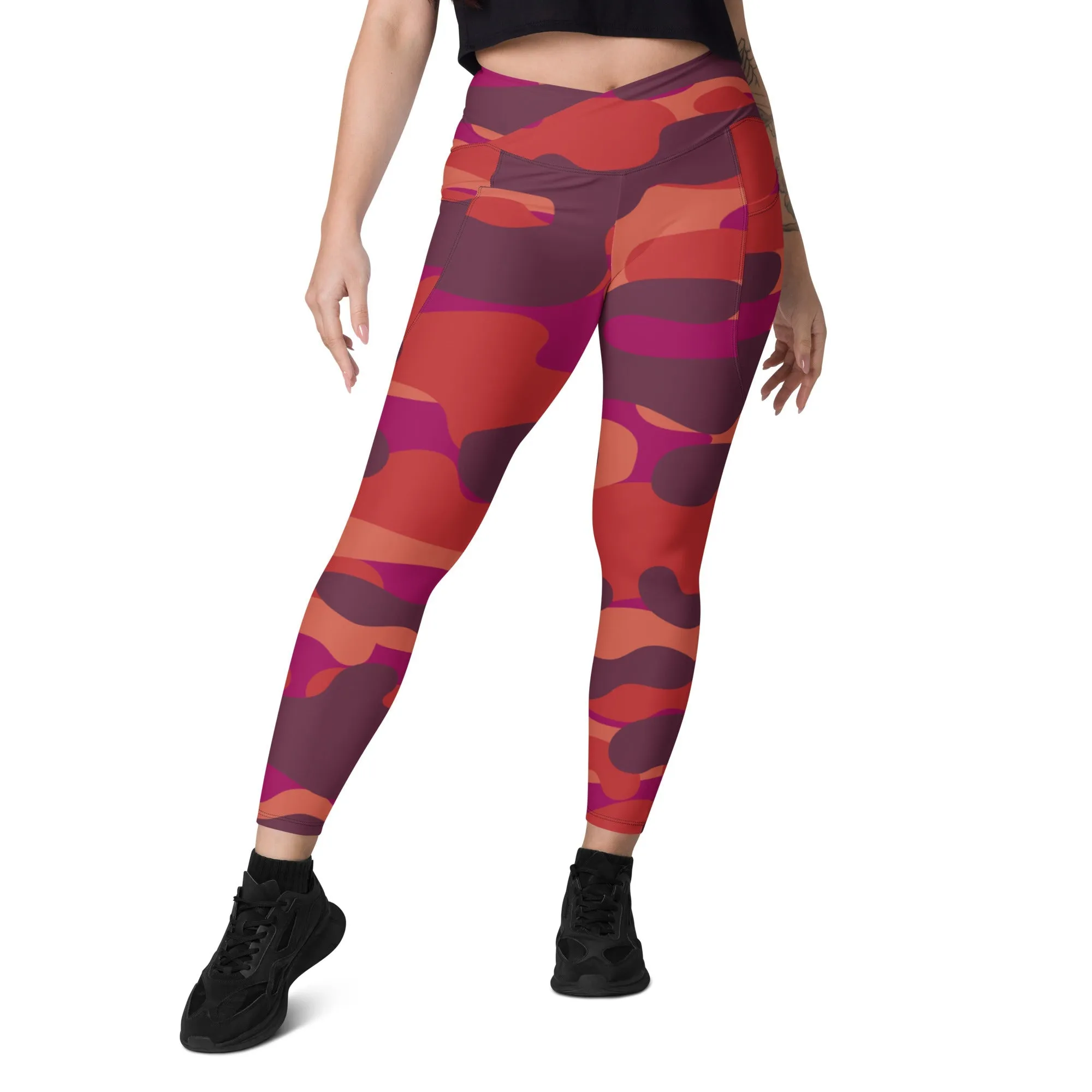 Camo leggings with pockets