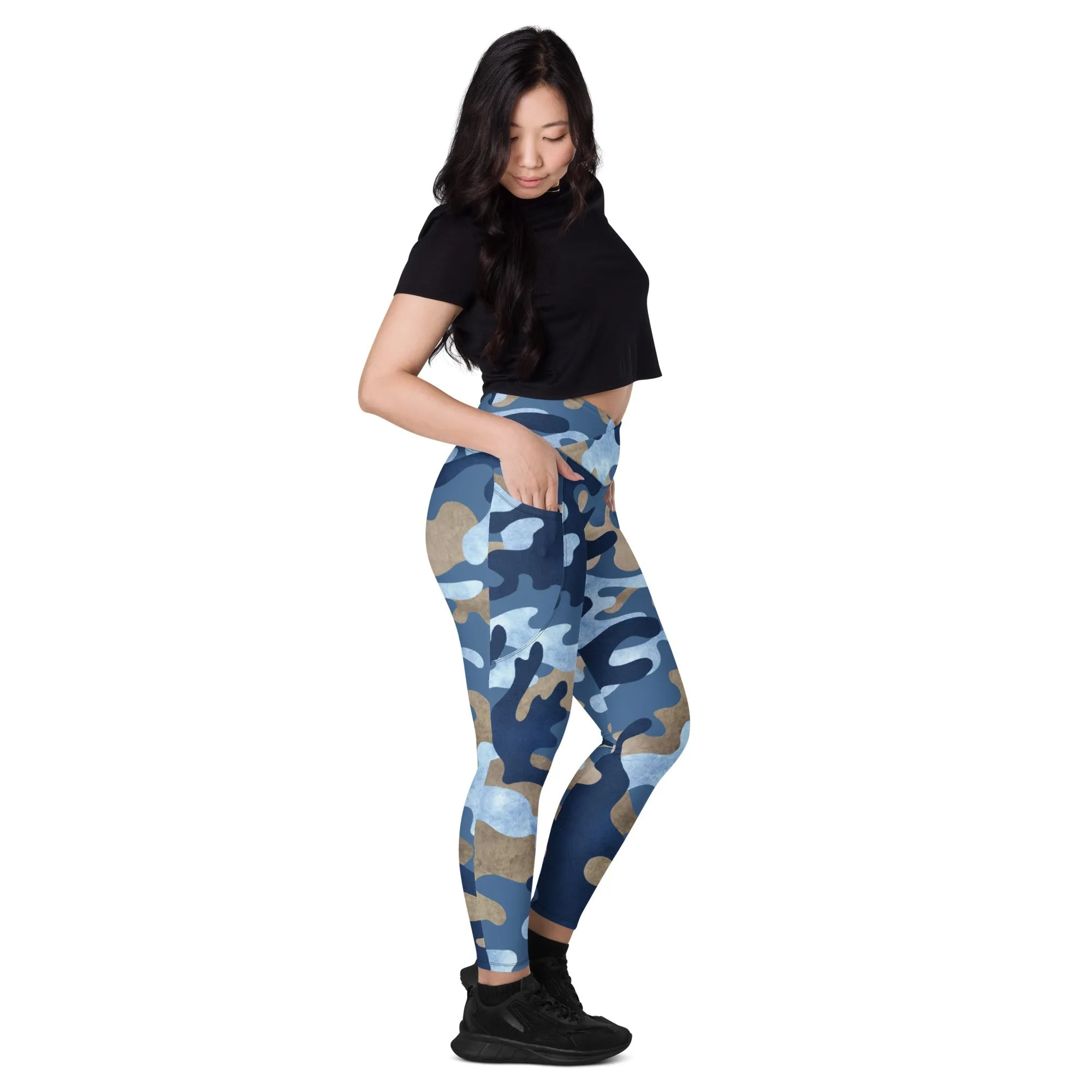 Camo leggings with pockets
