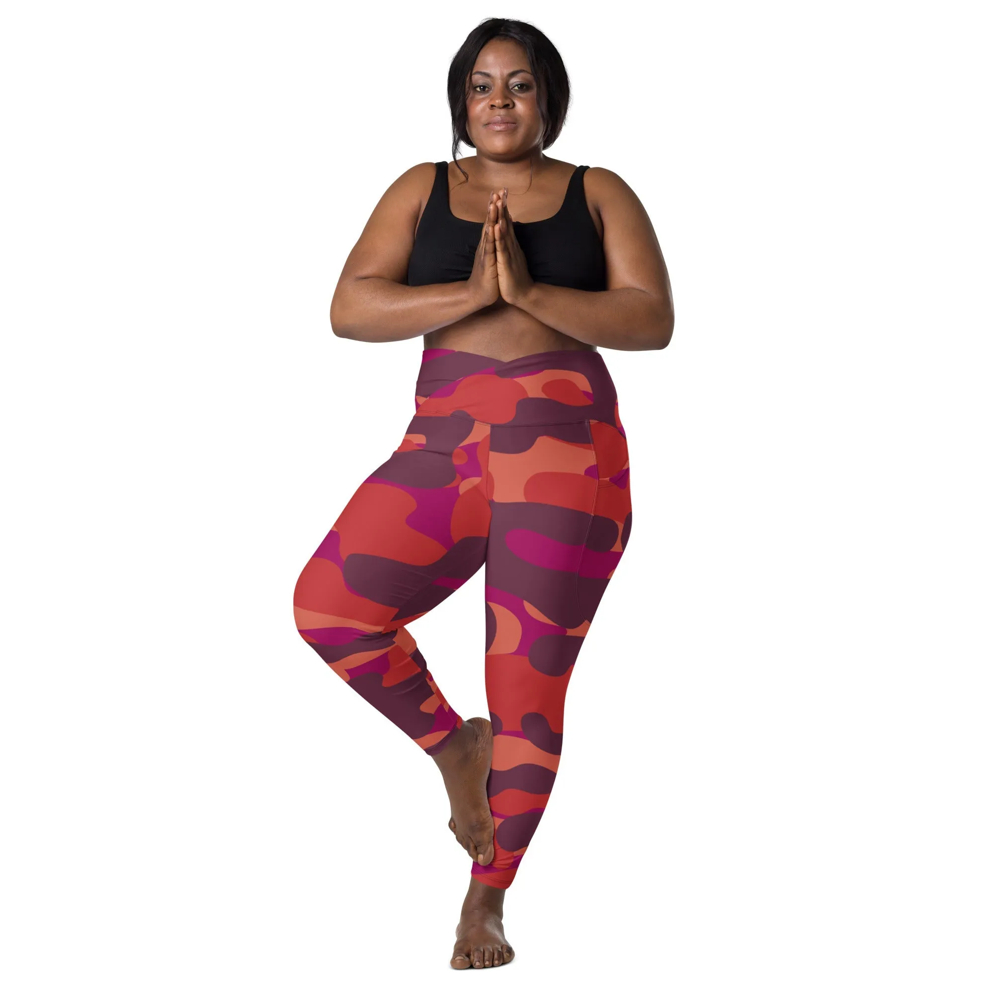 Camo leggings with pockets