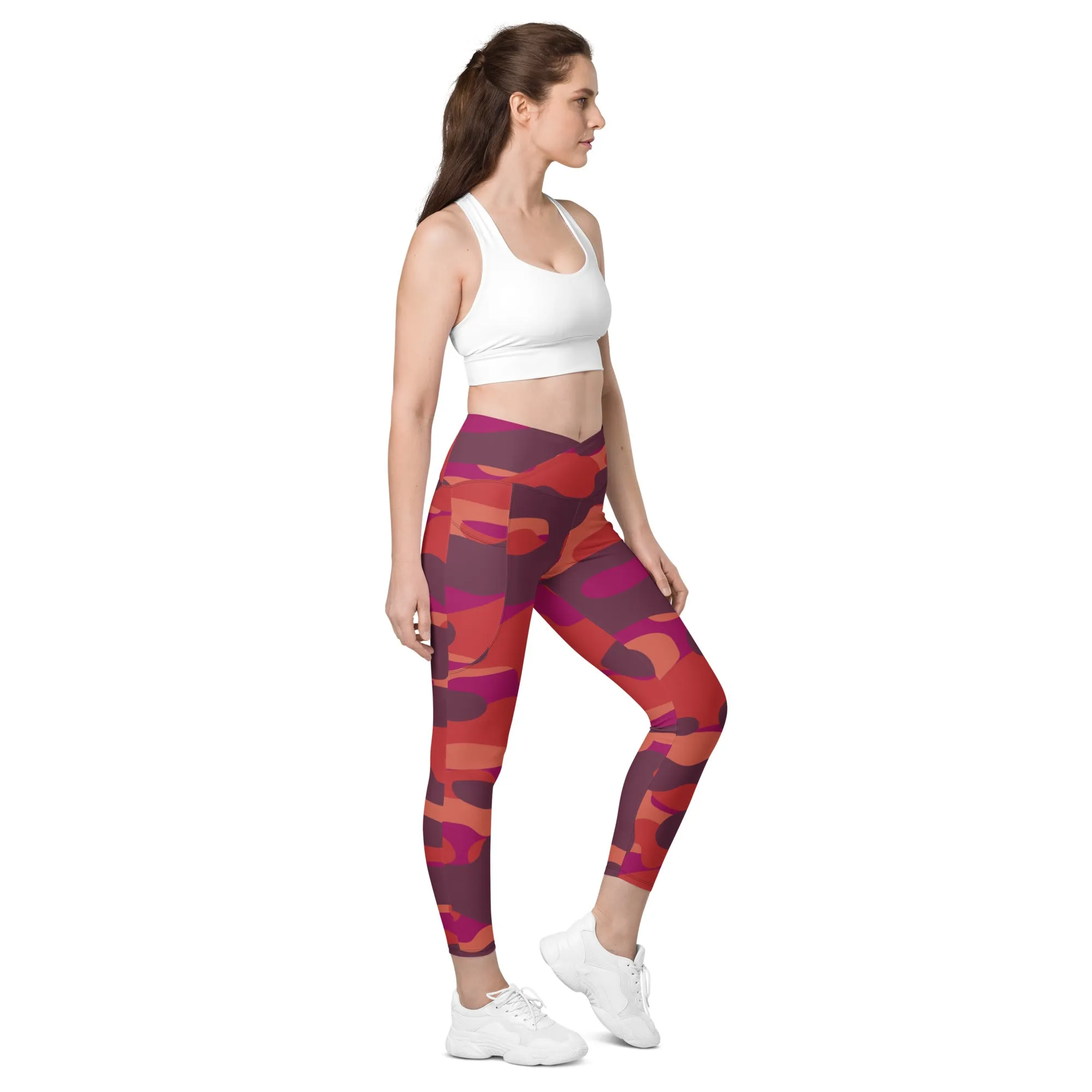 Camo leggings with pockets