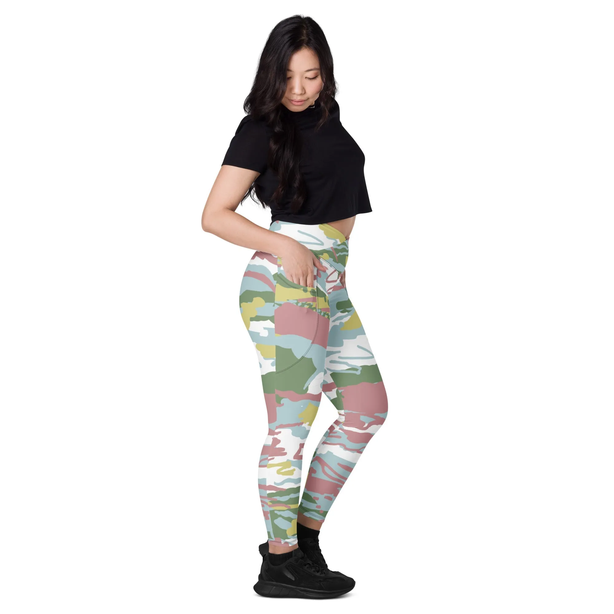 Camo leggings with pockets