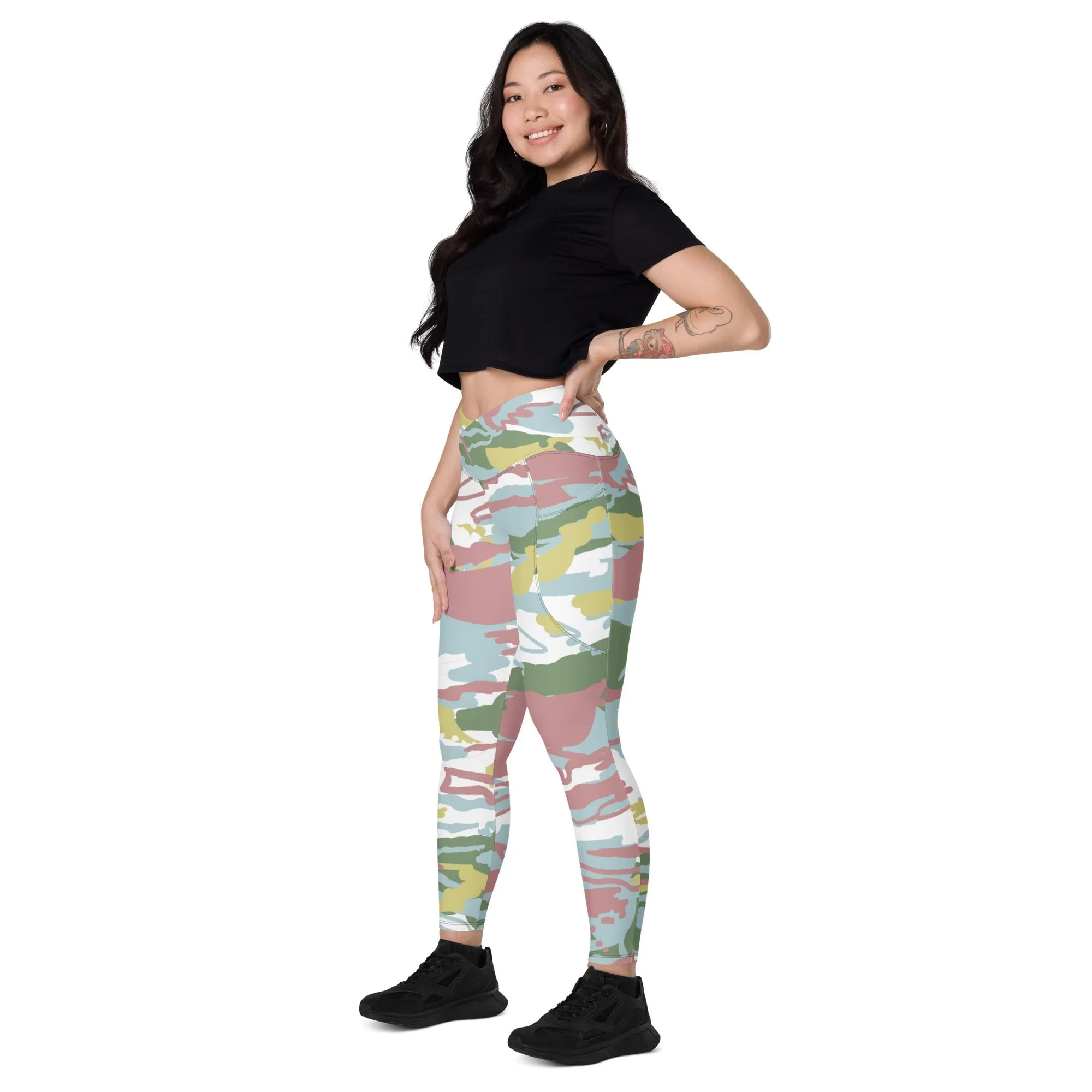 Camo leggings with pockets
