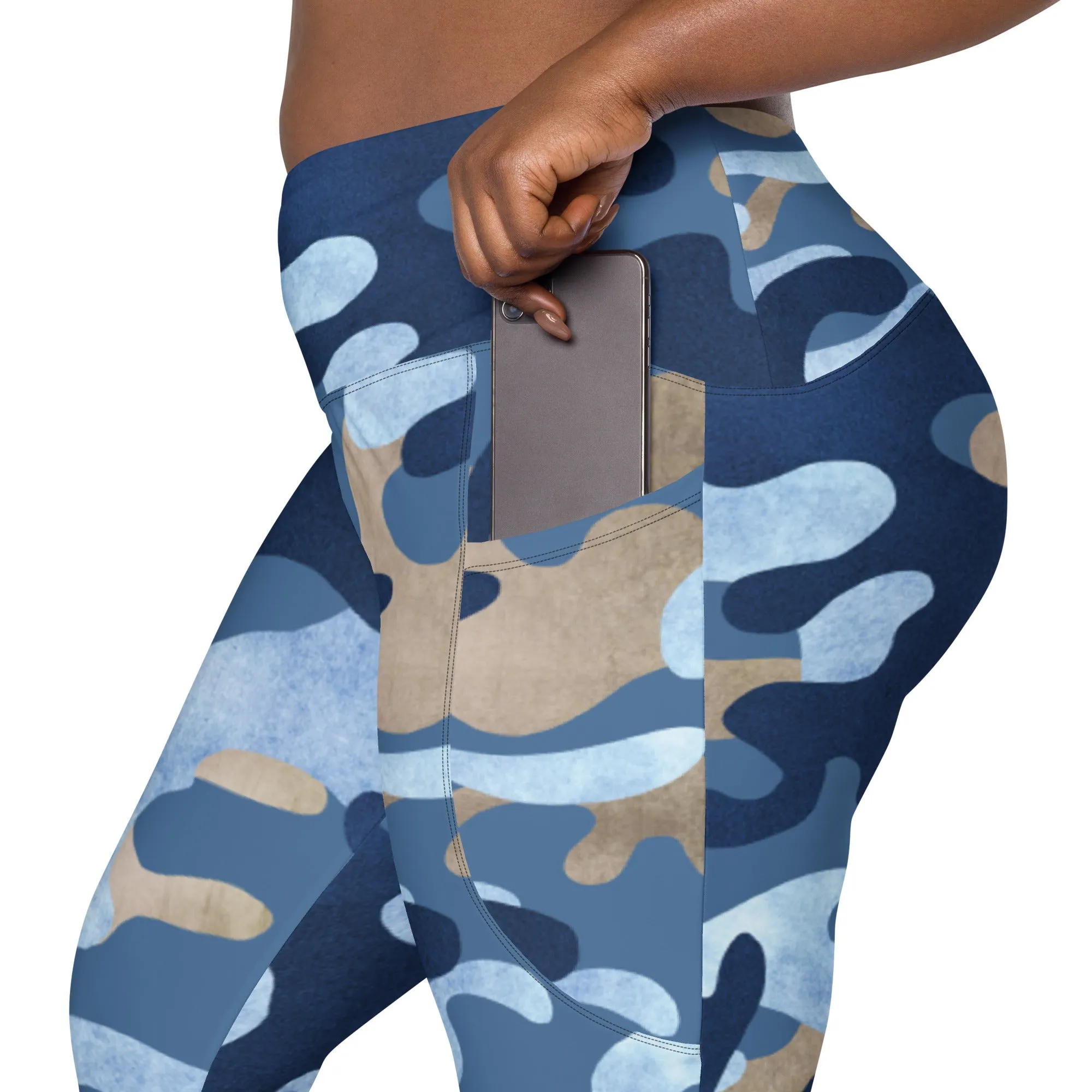 Camo leggings with pockets
