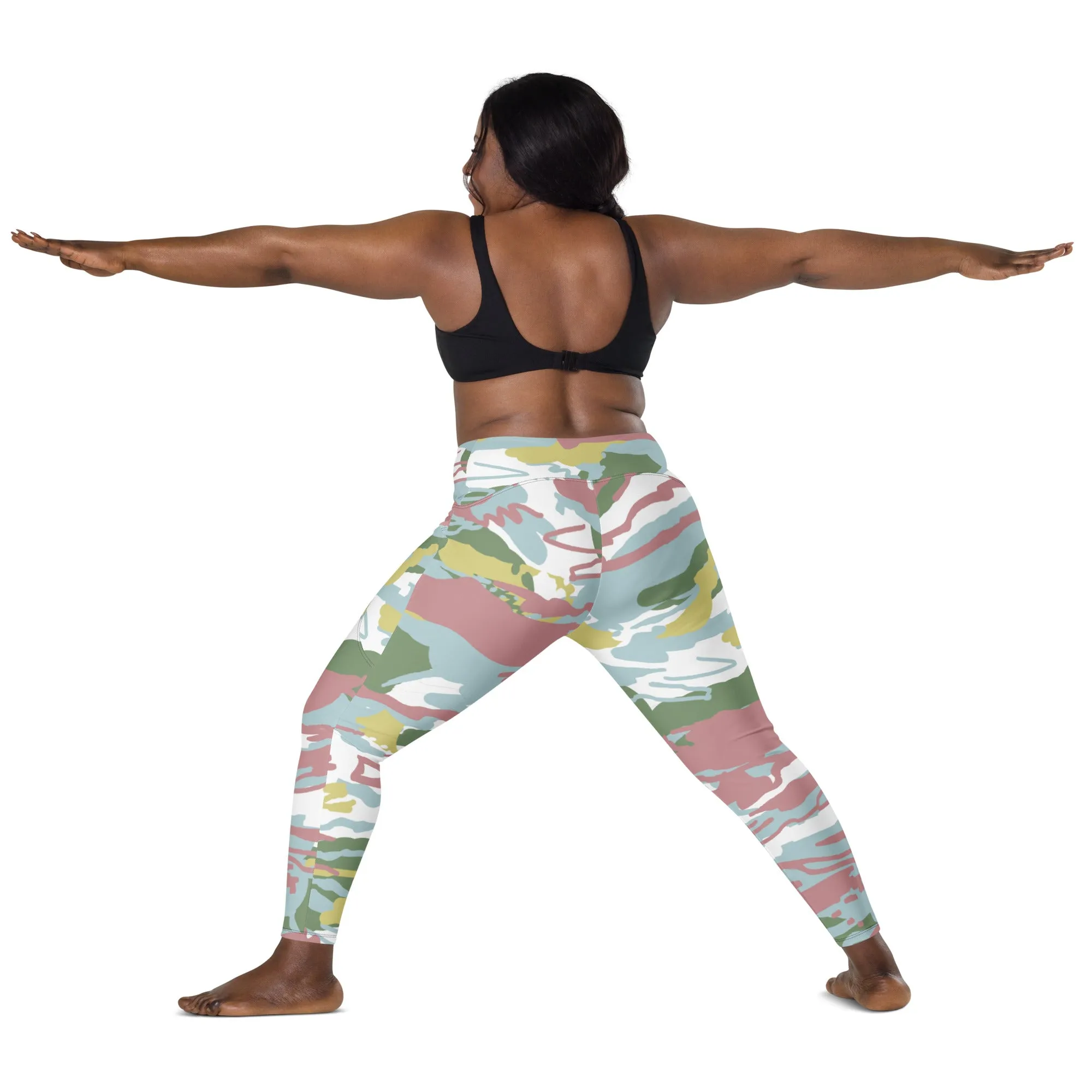 Camo leggings with pockets