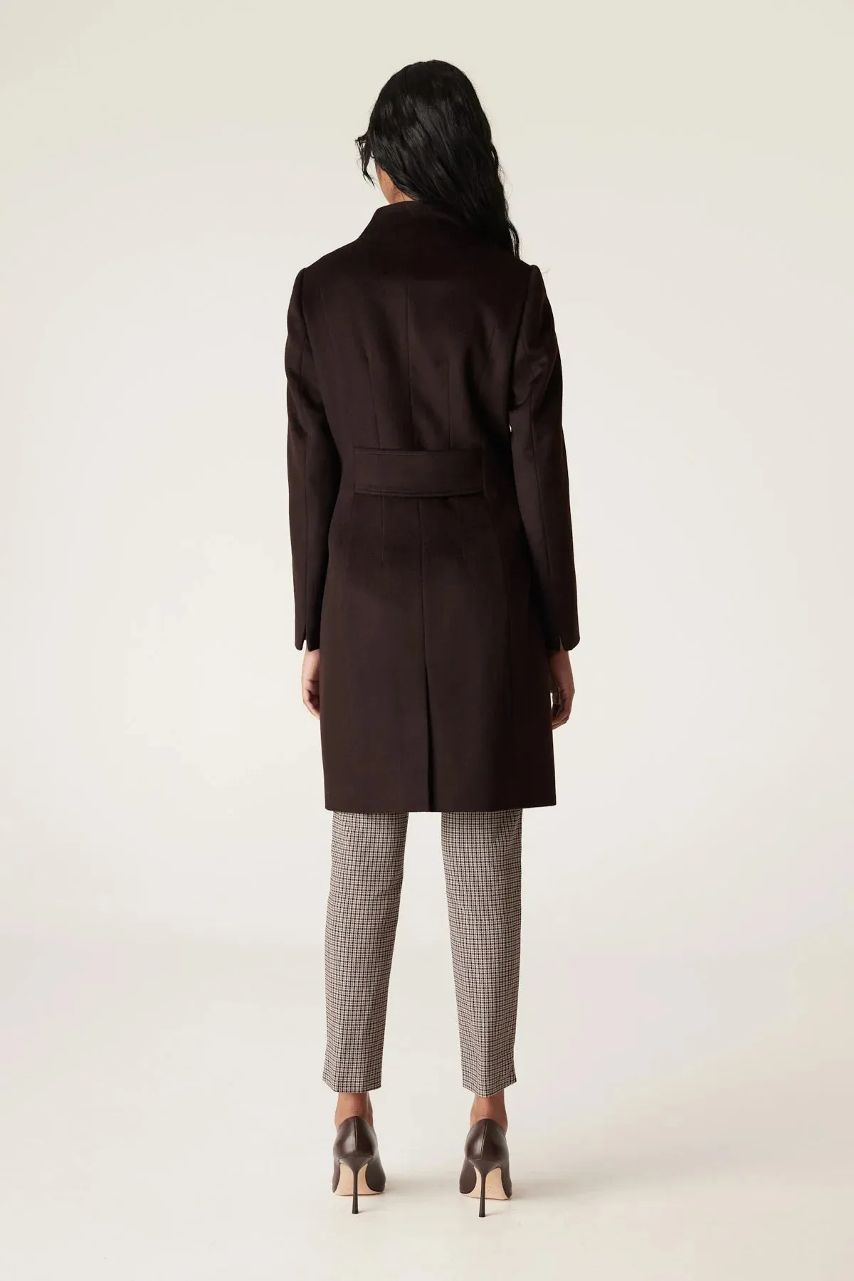 Eton Wool Coat | Chocolate
