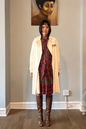 Hermes x Martin Margiela White Lambskin Trench
