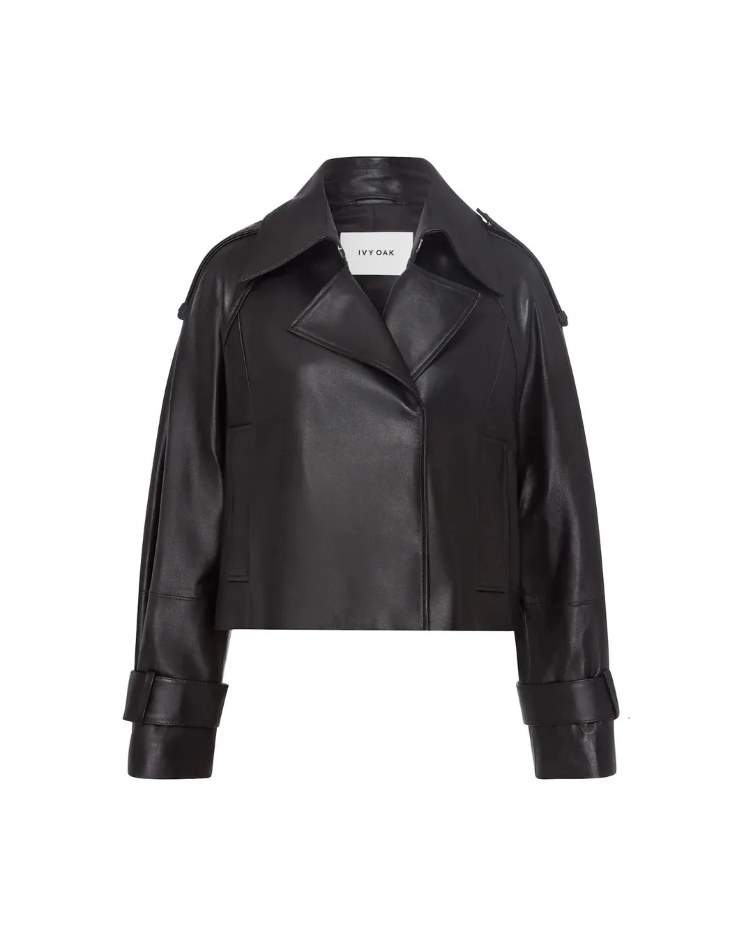 Lilith Ann Leather Cropped Jacket