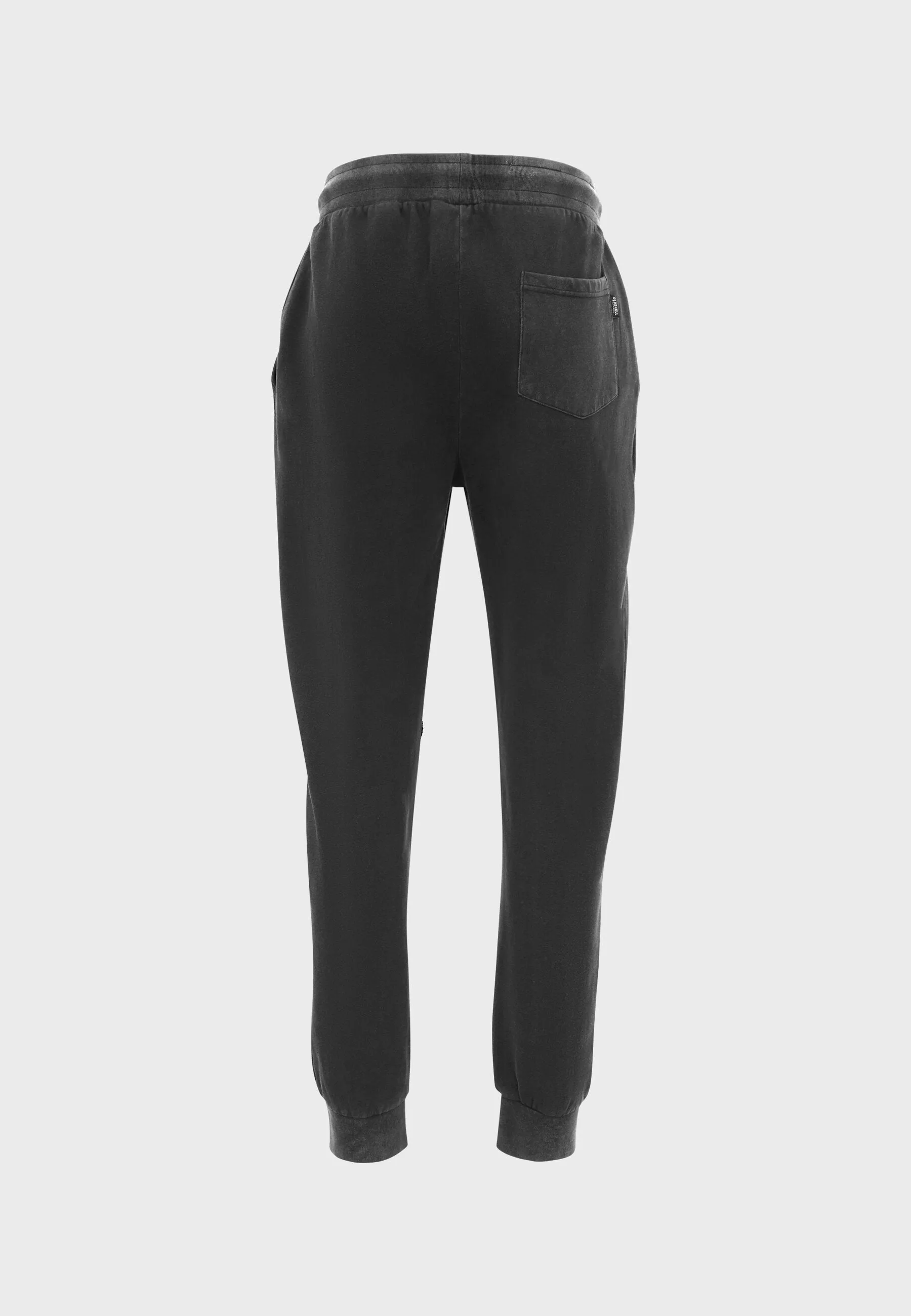 Oversized spectral-reflective Logo Garment Dyed Jogger Black