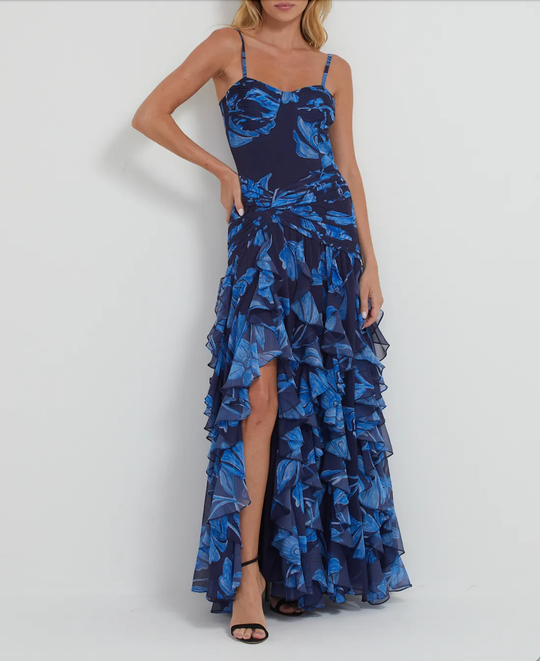 PatBo Nightflower Bustier Maxi Dress