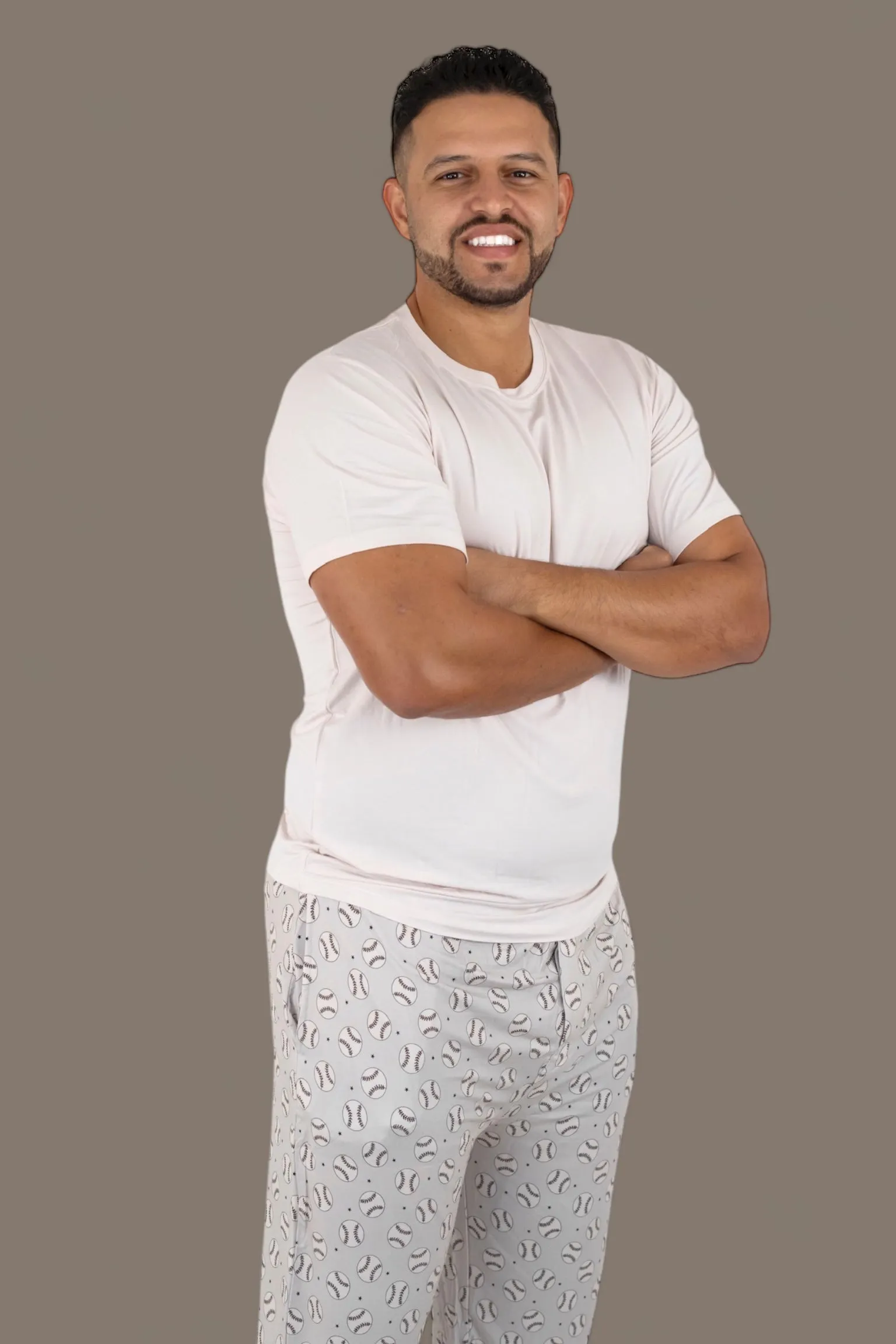SWING FOR THE STARS SHORT SLEEVE MEN'S DREAM JOGGER SET