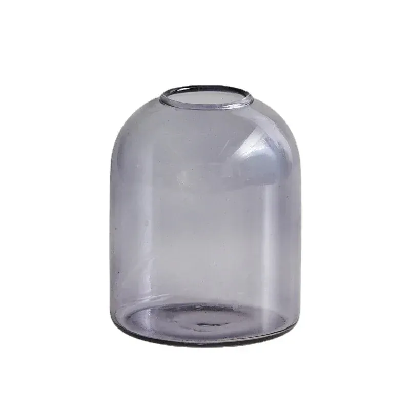 Two Tone Glass Candle Holder