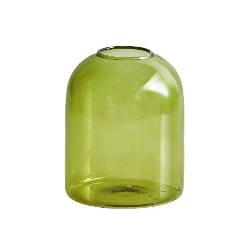 Two Tone Glass Candle Holder