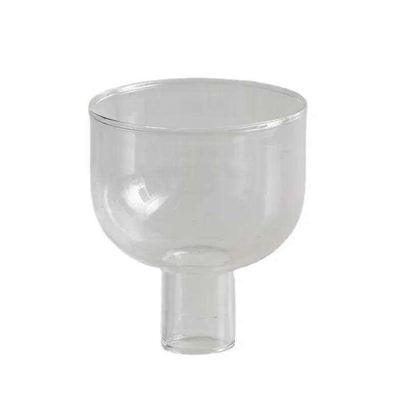 Two Tone Glass Candle Holder